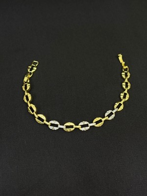 Melisa Takı & Aksesuar 14K Gold Renk Xuping Zirkon Taşlı Bileklik 18+2 cm