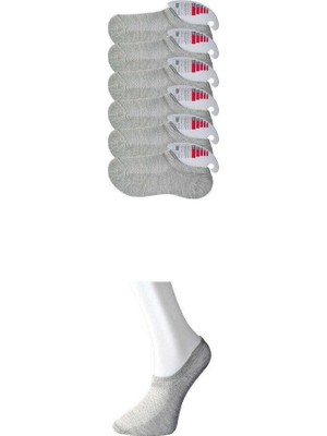 Beruflic Gri Kadın Görünmez Çorap 6 Çift Mudanis Under Moda