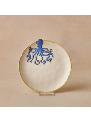 Karaca Atlantis Pasta Tabağı Ahtapot 18 cm