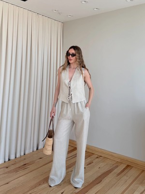 Laluvia Natural Selva %100 Pamuk Yelek Pantolon Takım - 8486
