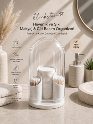 Blackstar Toz Geçirmez Pamukluk & Kulak Çubuğu Düzenleyici Organizer