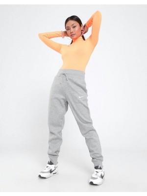 Nike Phoenıx Fleece Yüksel Bel Gri Kadın Eşofman Altı-Sportxstore