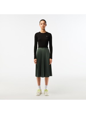 Lacoste Kadın Loose Fit Yeşil Etek