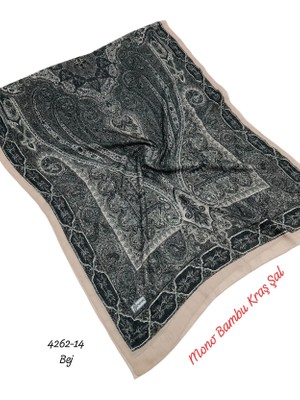 4262 Mono Bambu Kraş Şal