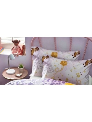 Taç Orluteks Out Magic Wish Yazılı % 100 Pamuk Kumaş 2 Adet Yastık Kılıfı 50X70 cm