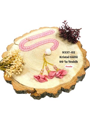 Sedef Kristal Güllü 99'lu Tesbih