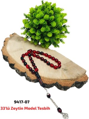 Sedef 33 lü Tesbih Zeytin Model