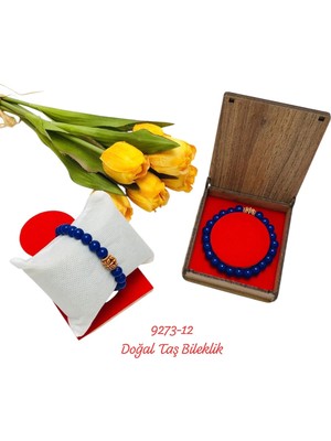 Sedef 9273 Kutulu Doğal Taş Bileklik