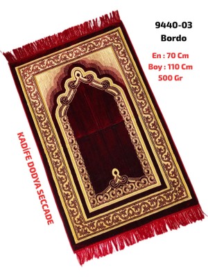 Sedef Kadife Dodya Seccade