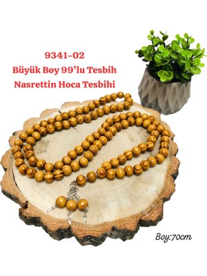 Sedef Nasrettin Hoca Tesbihi Büyük Boy 99'lu