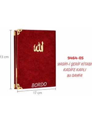 Sedef Kadife Yasin Kitabı