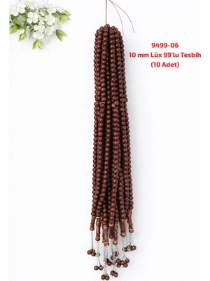 Sedef Tuhafiye 10 mm Lüks 99'lu Tesbih