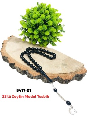Sedef 33 lü Tesbih Zeytin Model