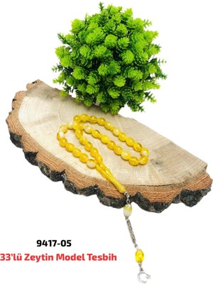 Sedef 33 lü Tesbih Zeytin Model