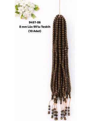 Sedef 8 mm Lüks 99'lu Tesbih