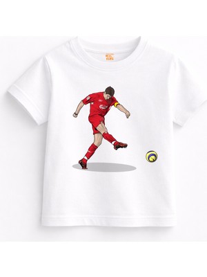 Rabona Fashion Steven Gerrard Anfield Liverpool Çocuk T-Shirt