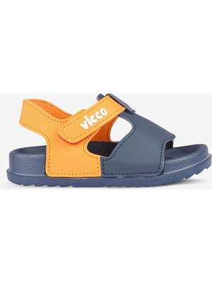 Vicco Sevan Hafif Erkek Okul Öncesi Lacivert/orange Sandalet