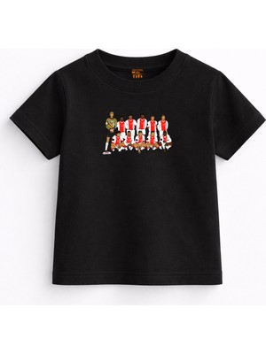 Rabona Fashion Ajax 95 Champions Squad Retro Çocuk T-Shirt