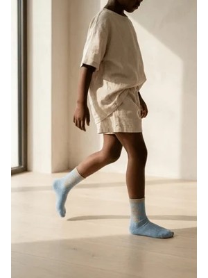 Bony Socks Weekdays Yazılı Koyu Mavi Çocuk Soket Çorap