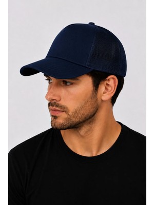 Kkdstock Unisex Ayarlanabilir Fileli Terletmez Poly Gabardin Şapka