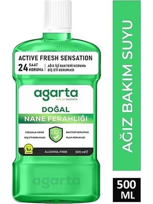 NW NessiWorld Doğal Ağız Bakım Suyu 500 ml Nane Özlü