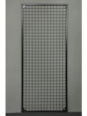 Beasym Sık Telli Tel Raf - Tel Pano Stand, Duvar Askılığı 75X200 cm
