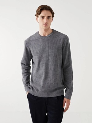 LC Waikiki Bisiklet Yaka Erkek Triko Kazak  (W4)