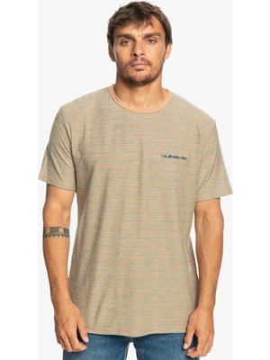 Quiksilver Kentın Erkek Bej T-Shirt EQYKT04277-CKQ3