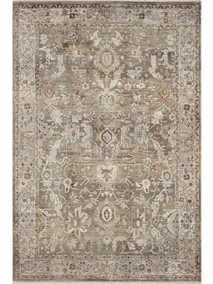 Veja Home Anadolu Etnik Desen Vintage Yumuşak Otantik Kolay Temizlenir Salon Oturma Odası Halısı