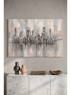 Artease New York Illizyon Tablo - Yağlı Boya Görünümlü