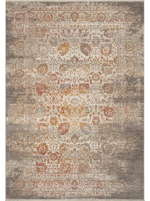 Veja Home Anadolu Etnik Desen Vintage Yumuşak Otantik Kolay Temizlenir Salon Oturma Odası Halısı