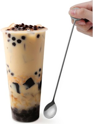 Chavin 304 Çelik 21 cm Kokteyl Karıştırma Kahve Latte Karıştırma Barmen Kaşığı CIN764BY