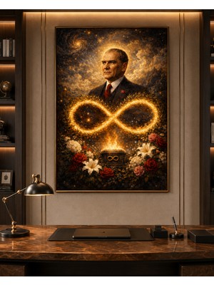 Loca Mimarlık Uv Baskı Atatürk Özel Tasarım Alüminyum Kompozit Tablo