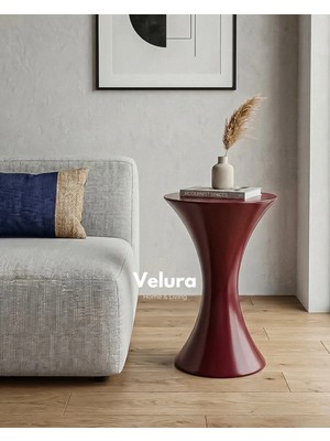Velura Home & Living Dante Yan Sehpa - Bordo
