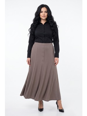 Nazal Kadın Kumaş Etek Lastikli Kemer Balık Model BGL-ST05512