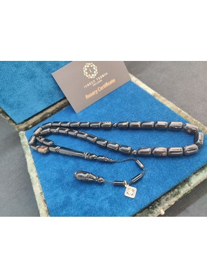İskeçe Tesbih Vıp Kutulu Hakan Kaya Usta Eseri 29.15 Gr. Yusur (Deniz Mercanı) Sertifikalı 9846