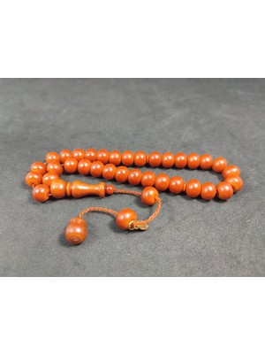 İskeçe Tesbih Şevket Alkan Usta Eseri̇ El  Boy Alman Fiber Sertifikalı 9816
