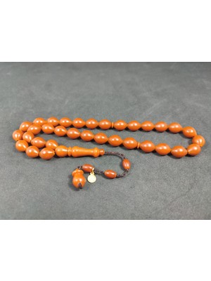İskeçe Tesbih Şevket Alkan Usta Eseri̇ Iri̇ Boy Alman Fiber Sertifikalı 9810