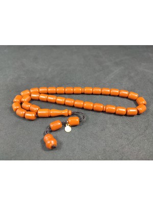 İskeçe Tesbih Şevket Alkan Usta Eseri̇ Iri̇ Boy Alman Fiber Sertifikalı 9807