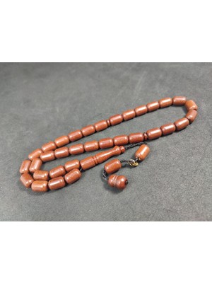 İskeçe Tesbih Şevket Alkan Usta Eseri̇ Iri̇ Boy Alman Fiber Sertifikalı 9805