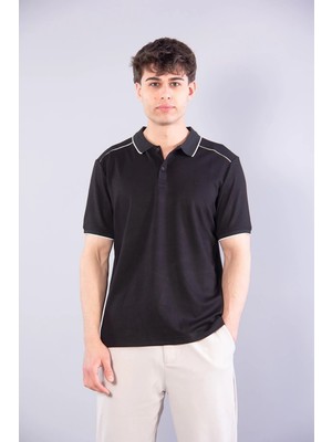 Mckanzie 4626 Modal Omuz Parçalı Yakalı T-shirt