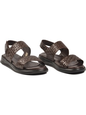 Pierre Cardin PC-7334 M Kahve Erkek Sandalet