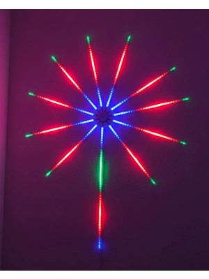 Sayarmarkt Akıllı Rgb LED Duvar Lambası Kumandalı ve Uygulama Kontrollü