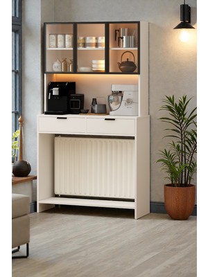 Avmpark Leon Kahve_köşesi 110 cm ( 90 cm ve 104 cm Petekler Için ) Petek Üstü Çok Amaçlı
