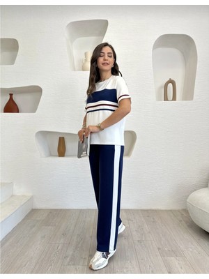 Kısakol Tshirtmodal Takım Lacivert