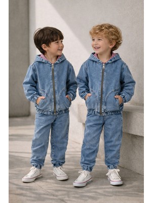 Baby Lory Kids Store Erkek Çocuk 2’li Kot Takımı