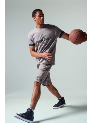 DeFacto NBA Boston Celtics Standart Fit Şort G0920AX26SM