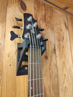 ModuLab 3D Gitar Tutucu Askı – Duvar Tipi 3D Baskı Gitar Askısı Yer Tasarrufu Sağlayan Tasarım
