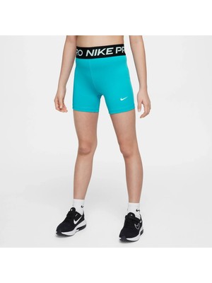 Nike Pro Çocuk Tayt Şort Fitness ve Antrenman Kısa Tayt Şort | DA1033-345