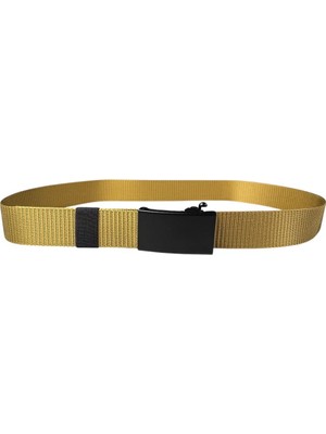 İstanbul Belt Ayarlanabilir Otomatik Tokalı Kanvans Taktik Kemer -120 cm - Siyah Ton Toka